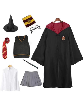 Harry Potteri võlurüü perifeerne keep Cos Clothing laste halloweeni etenduskoolivorm Sigatüüka võluri rüü