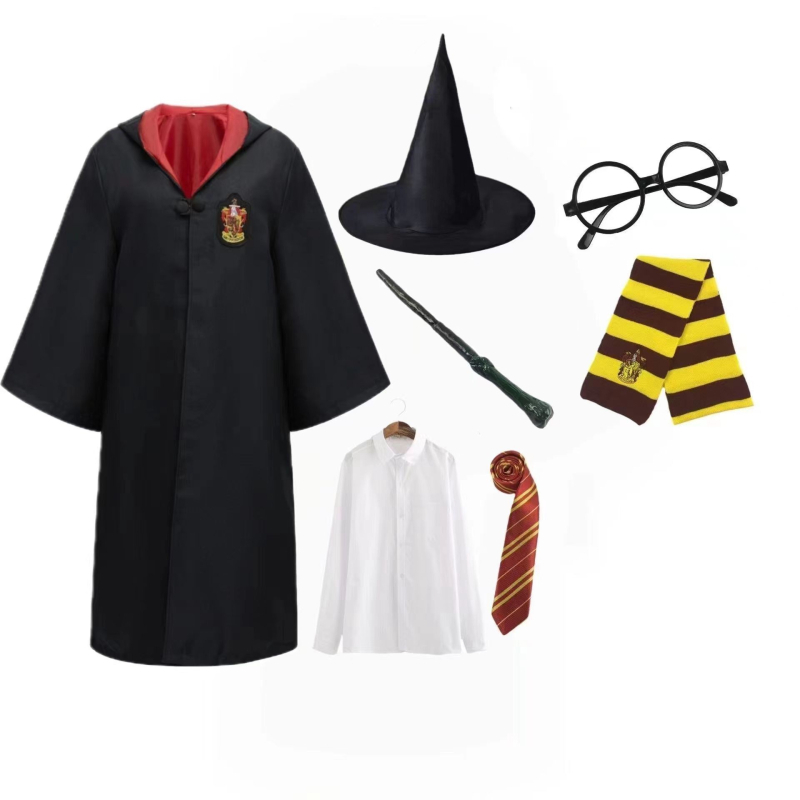 Harry Potteri võlurüü perifeerne keep Cos Clothing laste halloweeni etenduskoolivorm Sigatüüka võluri rüü