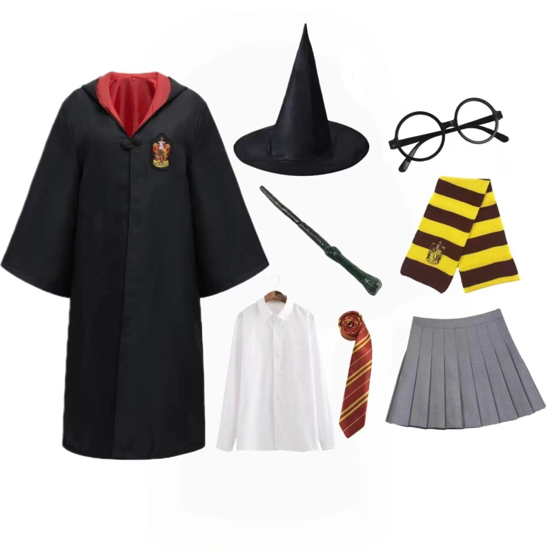 Harry Potteri võlurüü perifeerne keep Cos Clothing laste halloweeni etenduskoolivorm Sigatüüka võluri rüü