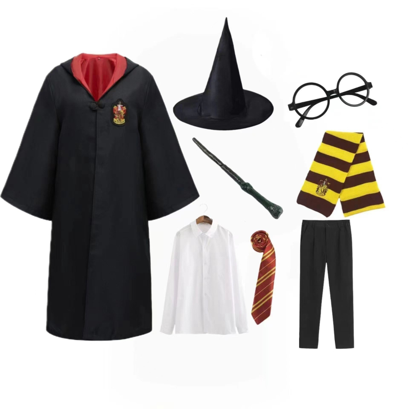 Harry Potteri võlurüü perifeerne keep Cos Clothing laste halloweeni etenduskoolivorm Sigatüüka võluri rüü