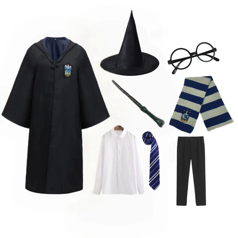 Harry Potteri võlurüü perifeerne keep Cos Clothing laste halloweeni etenduskoolivorm Sigatüüka võluri rüü