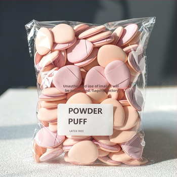 15/30/60/100 mini trikampių pirštų formos minkštų pudros tušinukų, kurie padidėja veikiami vandens, šlapių ir sausų makiažo įrankių