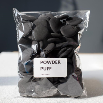 15/30/60/100 mini trikampių pirštų formos minkštų pudros tušinukų, kurie padidėja veikiami vandens, šlapių ir sausų makiažo įrankių