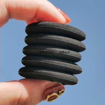 15/30/60/100 mini trikampių pirštų formos minkštų pudros tušinukų, kurie padidėja veikiami vandens, šlapių ir sausų makiažo įrankių