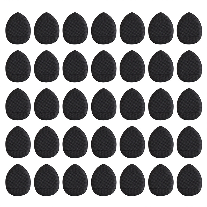 15/30/60/100 mini trikampių pirštų formos minkštų pudros tušinukų, kurie padidėja veikiami vandens, šlapių ir sausų makiažo įrankių