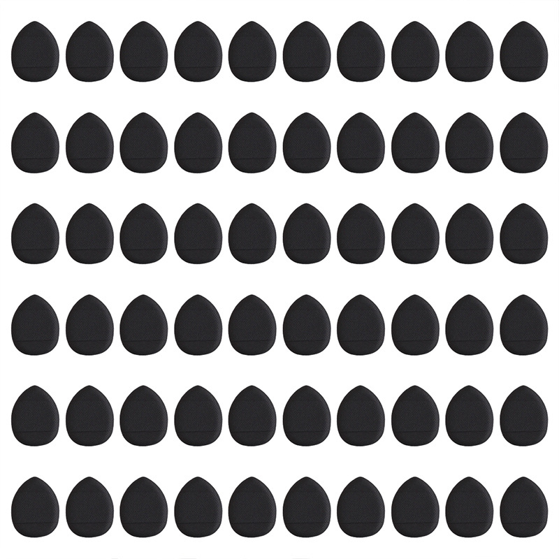 15/30/60/100 mini trikampių pirštų formos minkštų pudros tušinukų, kurie padidėja veikiami vandens, šlapių ir sausų makiažo įrankių