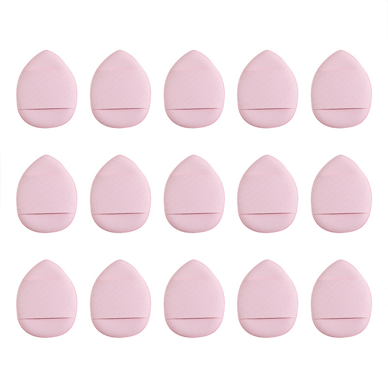 15/30/60/100 mini trikampių pirštų formos minkštų pudros tušinukų, kurie padidėja veikiami vandens, šlapių ir sausų makiažo įrankių