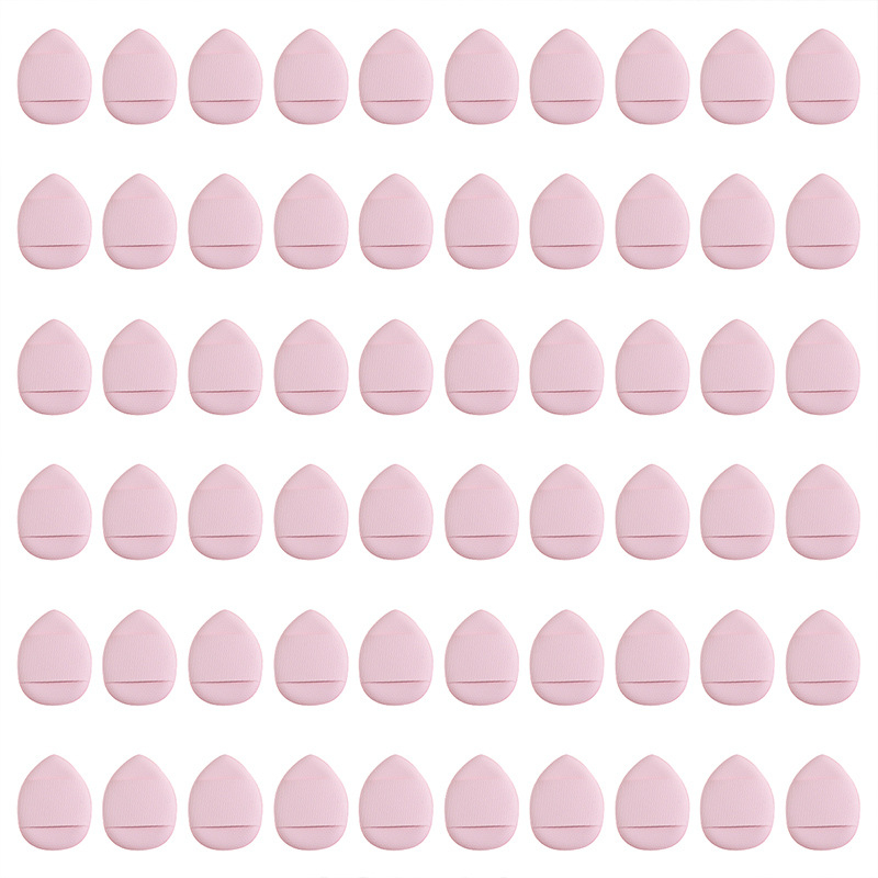 15/30/60/100 mini trikampių pirštų formos minkštų pudros tušinukų, kurie padidėja veikiami vandens, šlapių ir sausų makiažo įrankių