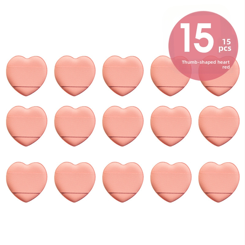 15/30/60/100 mini trikampių pirštų formos minkštų pudros tušinukų, kurie padidėja veikiami vandens, šlapių ir sausų makiažo įrankių