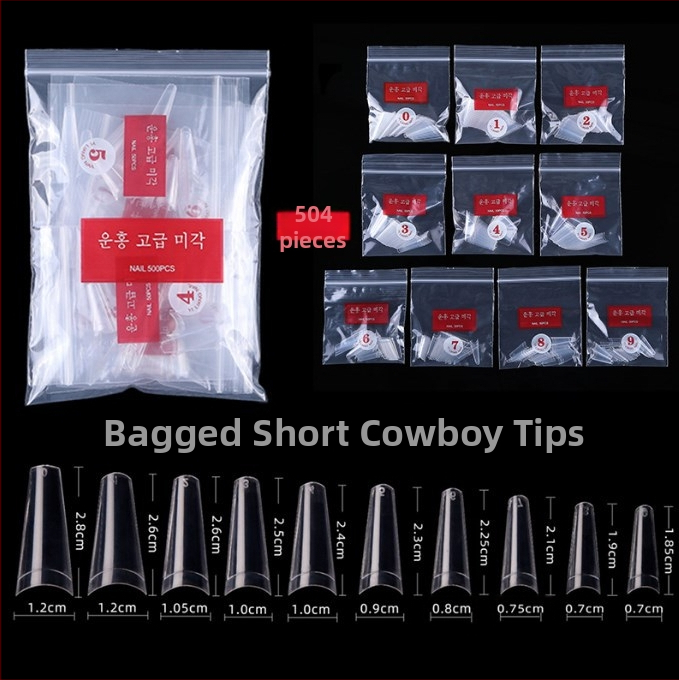 Täiskattega vesipiibu soomuskott karbis, pikendatud 4XL teravatipuline soomus, balletisoomus, mandlisoomus, lühikeste küüntega tilksoomus.