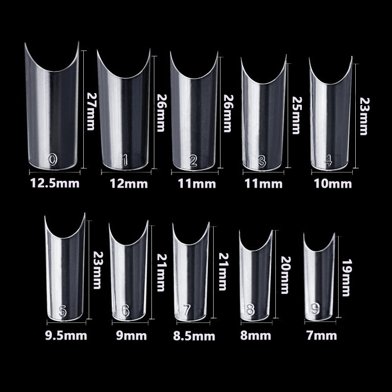 Täiskattega vesipiibu soomuskott karbis, pikendatud 4XL teravatipuline soomus, balletisoomus, mandlisoomus, lühikeste küüntega tilksoomus.