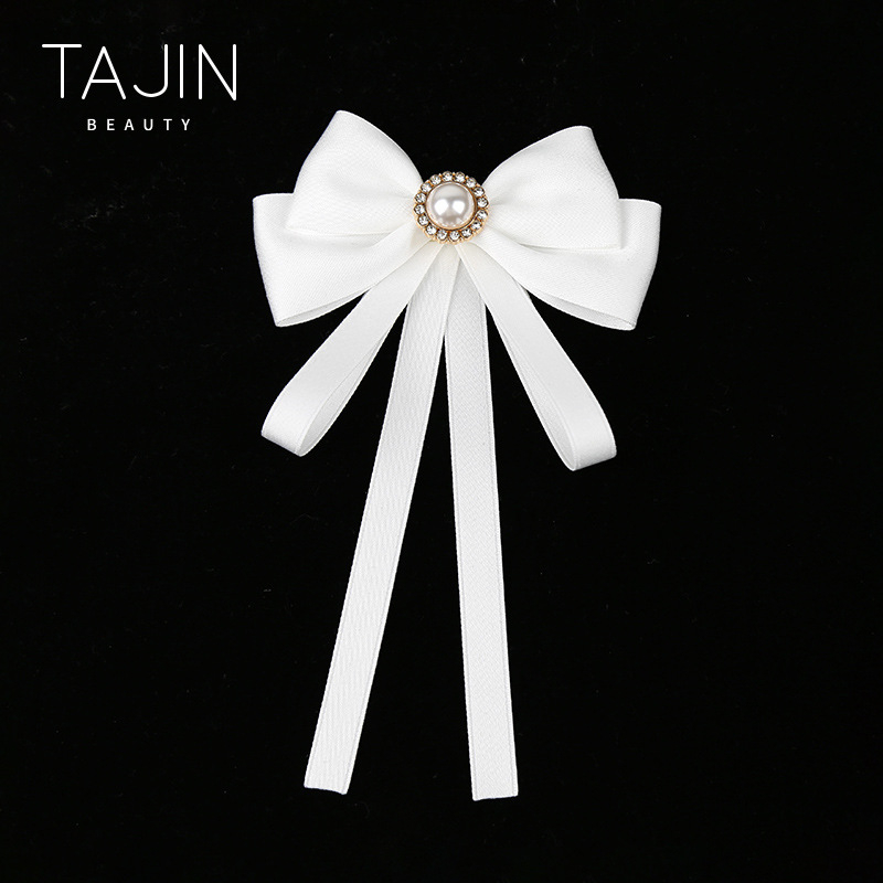 Musta lindiga lipsuvaba valge särk JK vormiriietus, kikilipsuga naiste professionaalne krae, kolledži stiilis aksessuaarid