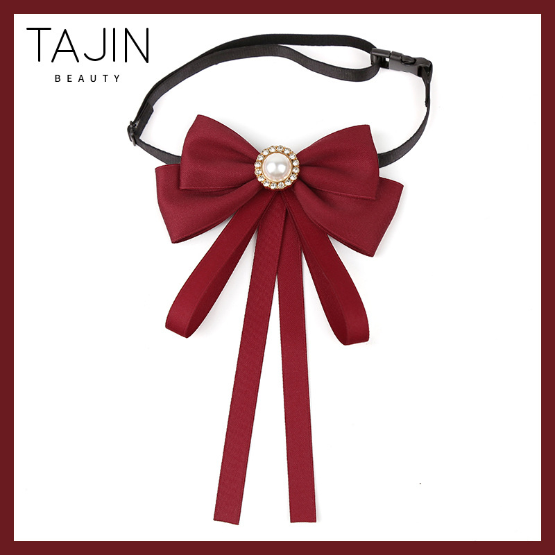 Musta lindiga lipsuvaba valge särk JK vormiriietus, kikilipsuga naiste professionaalne krae, kolledži stiilis aksessuaarid