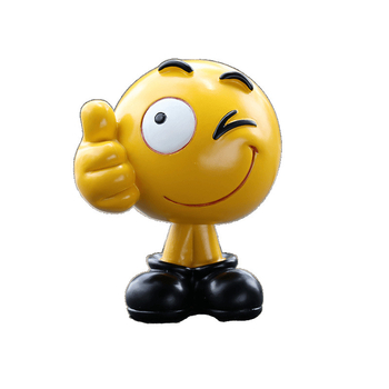 Loominguline Bobbleheadi väljenduspakk Armas koomiksiauto salong Auto isikupärastatud kaunistustarbed Internet Kuulsuste auto Liqi