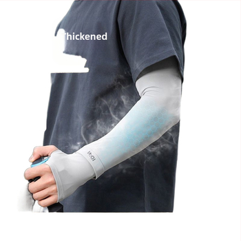 Vyriškos apsauginės ledo rankovės nuo saulės, vasarinės, laisvos, plius dydžio, apsaugančios nuo UV spindulių, šilko rankovės, skirtos lauko vairavimui, dviračių sportui ir rankovėms.