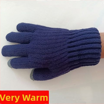 Tuulekindlad jalgrattasõidu kahekihilised puutetundliku ekraaniga külmakindlad talvekindad meestele mugavad töökindad paksendatud sooja polsterdusega kindad