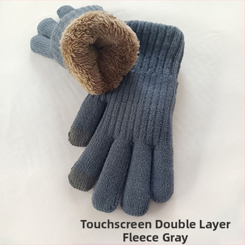 Tuulekindlad jalgrattasõidu kahekihilised puutetundliku ekraaniga külmakindlad talvekindad meestele mugavad töökindad paksendatud sooja polsterdusega kindad