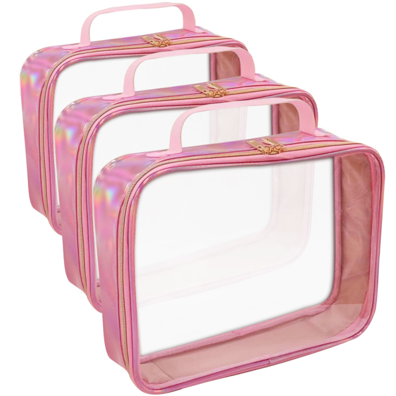 Piiriülene populaarne kolmeosaline kosmeetikakott, reisikott, suure mahutavusega tualett-tarvete kott, lennujaama lisatarvete hoiukott