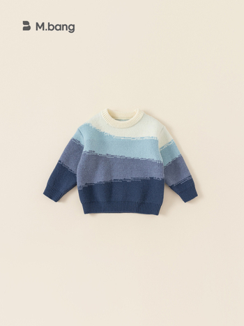 Youbao laste riided Lasteriided sügis ja talv Lasteriided Poiste kudumid Uued vabaaja värvi sobitavad alläärega tüdrukute kudumid Trendikad