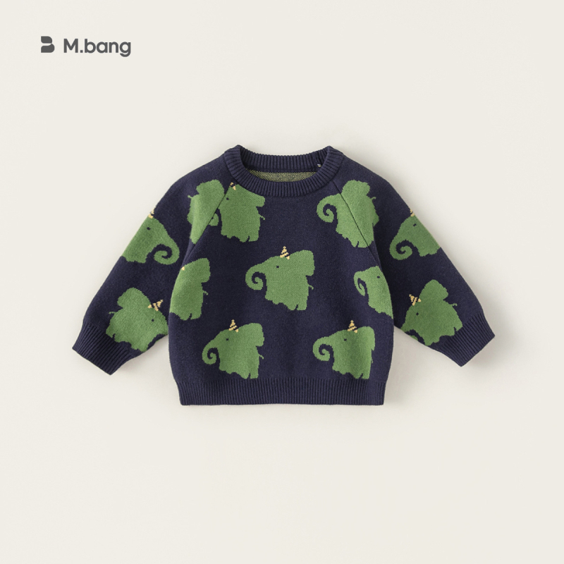 Youbao laste riided Lasteriided sügis ja talv Lasteriided Poiste kudumid Uued vabaaja värvi sobitavad alläärega tüdrukute kudumid Trendikad