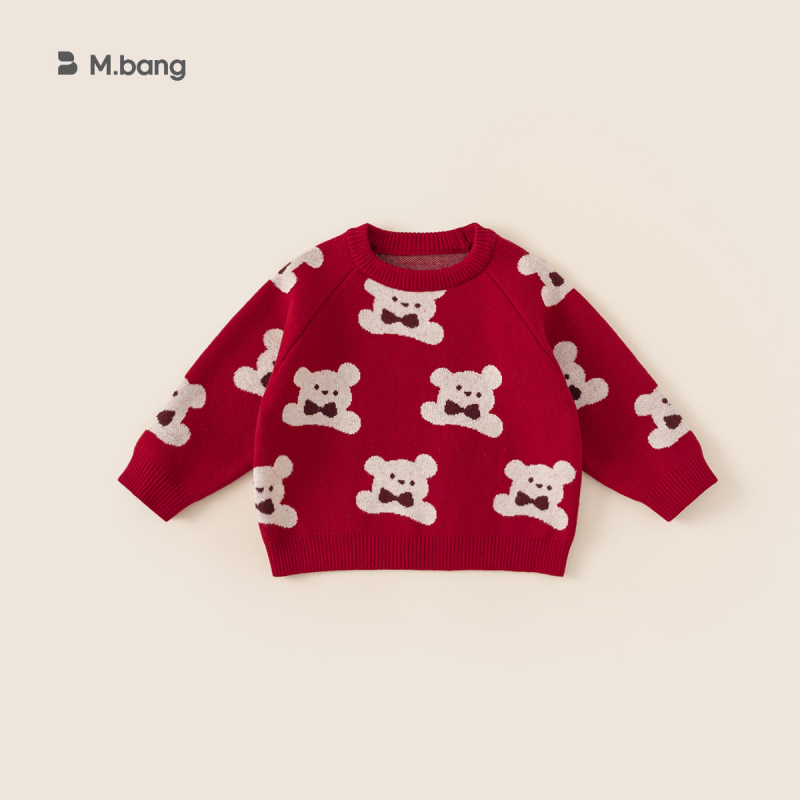 Youbao laste riided Lasteriided sügis ja talv Lasteriided Poiste kudumid Uued vabaaja värvi sobitavad alläärega tüdrukute kudumid Trendikad