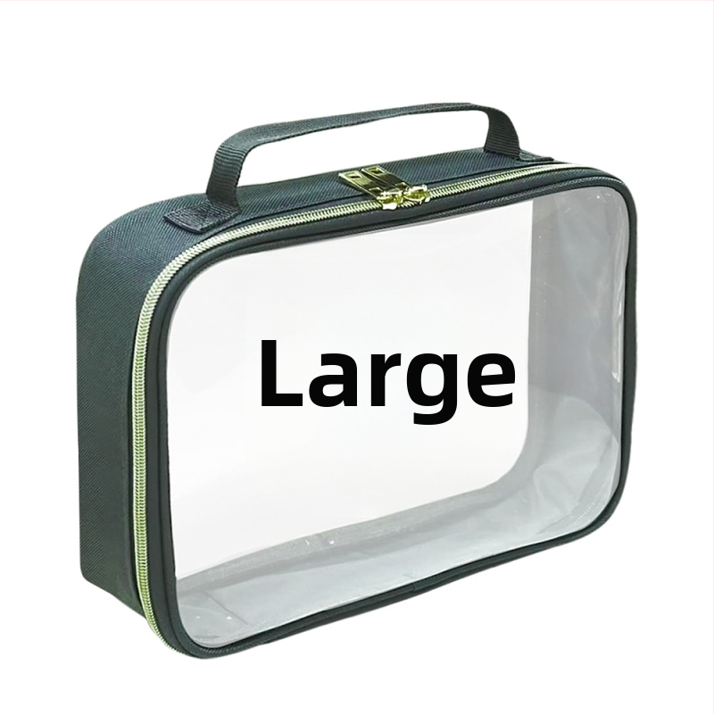 Piiriülene populaarne kolmeosaline kosmeetikakott, reisikott, suure mahutavusega tualett-tarvete kott, lennujaama lisatarvete hoiukott