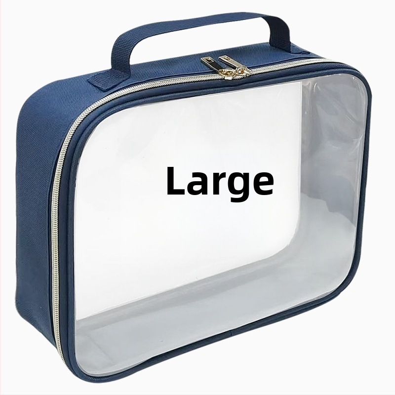 Piiriülene populaarne kolmeosaline kosmeetikakott, reisikott, suure mahutavusega tualett-tarvete kott, lennujaama lisatarvete hoiukott