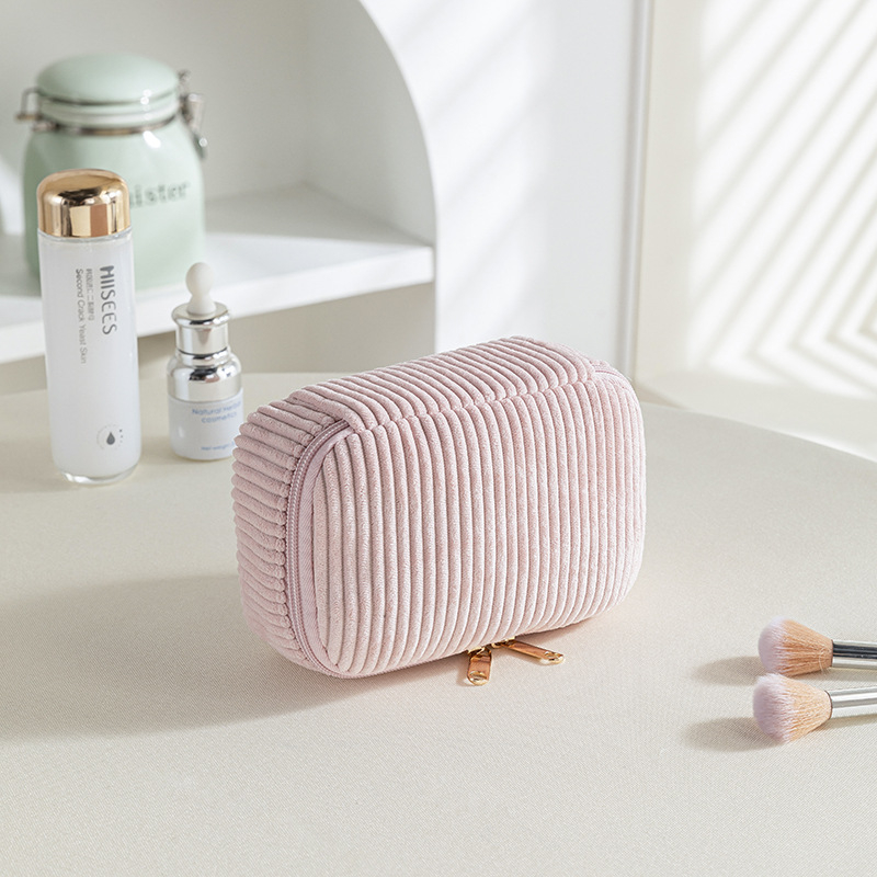 Uus sametist kosmeetikakott, reisikott, huulepulgakott, tüdrukute käekott, suur mahutavus, neljaosaline komplekt