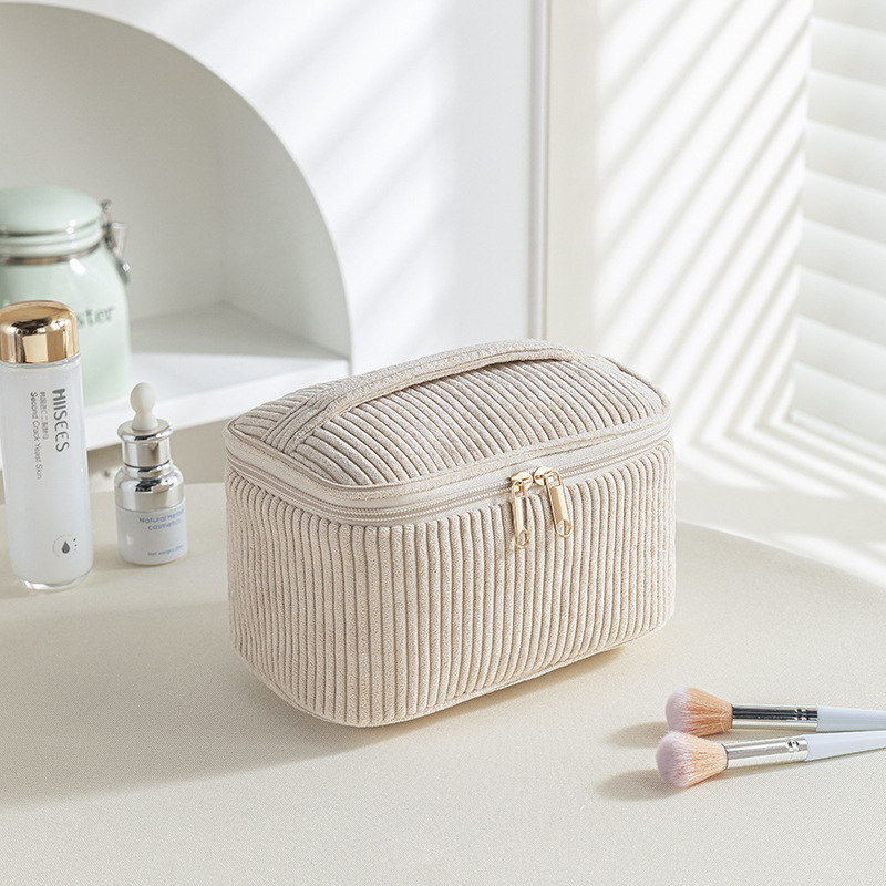 Uus sametist kosmeetikakott, reisikott, huulepulgakott, tüdrukute käekott, suur mahutavus, neljaosaline komplekt