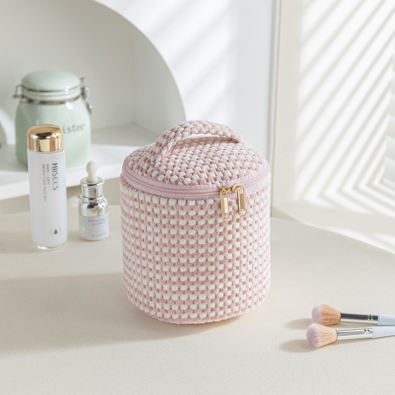 Uus sametist kosmeetikakott, reisikott, huulepulgakott, tüdrukute käekott, suur mahutavus, neljaosaline komplekt