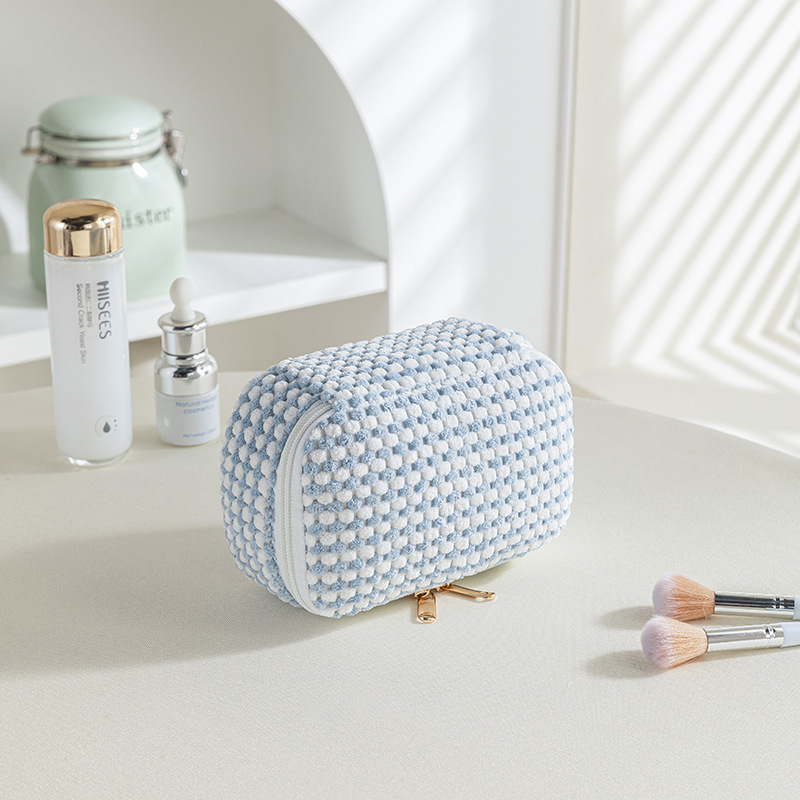 Uus sametist kosmeetikakott, reisikott, huulepulgakott, tüdrukute käekott, suur mahutavus, neljaosaline komplekt