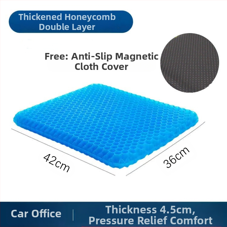 Hulgimüük suvine jääpadi Jaapani kärgstruktuuriga geelipadi kontorisse pikaks istumiseks silikoonist tagumikupadi auto jahe istmepadi