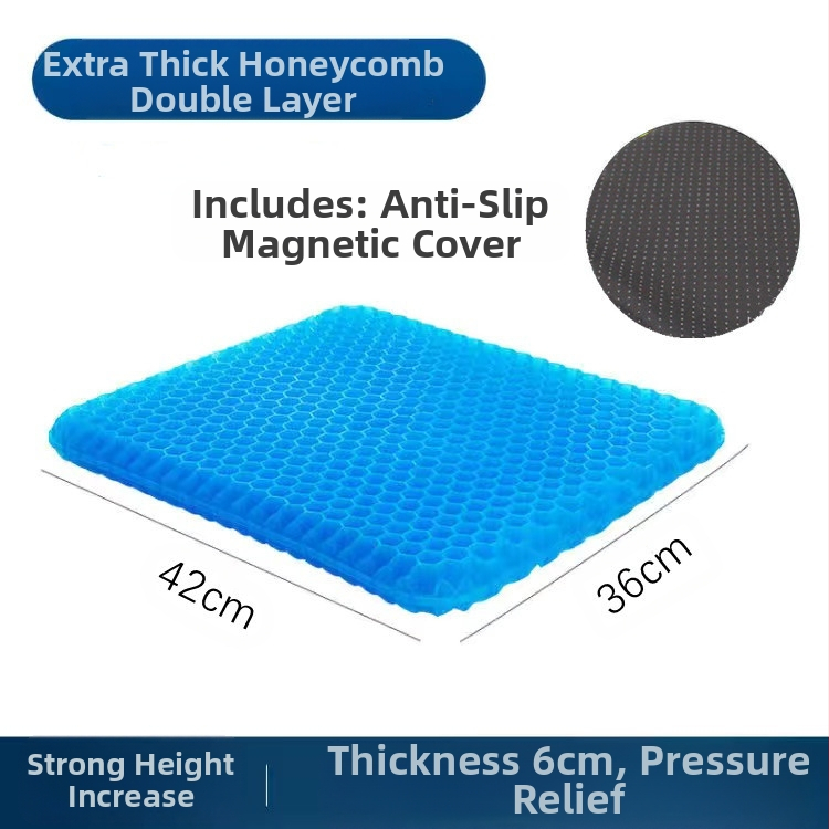 Hulgimüük suvine jääpadi Jaapani kärgstruktuuriga geelipadi kontorisse pikaks istumiseks silikoonist tagumikupadi auto jahe istmepadi