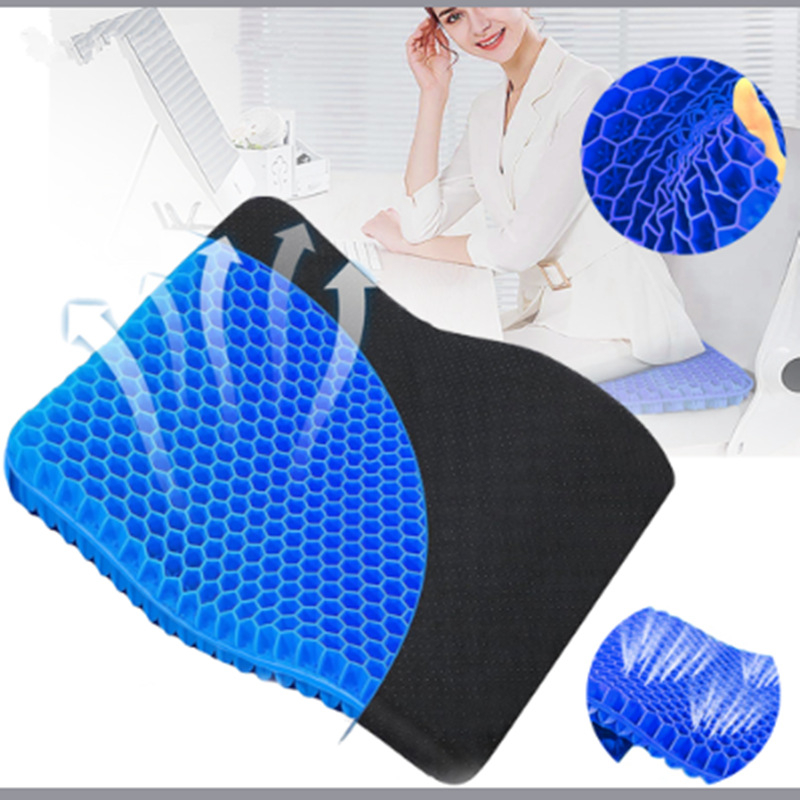 Hulgimüük suvine jääpadi Jaapani kärgstruktuuriga geelipadi kontorisse pikaks istumiseks silikoonist tagumikupadi auto jahe istmepadi
