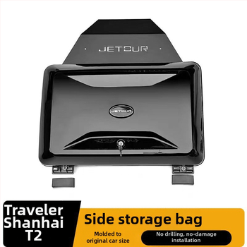 Jet Traveler/Shanhai T2 modificēta jumta platforma, bagāžas plaukts, kāpšanas kāpnes, skolas soma, sānu telts modifikācijas komplekts