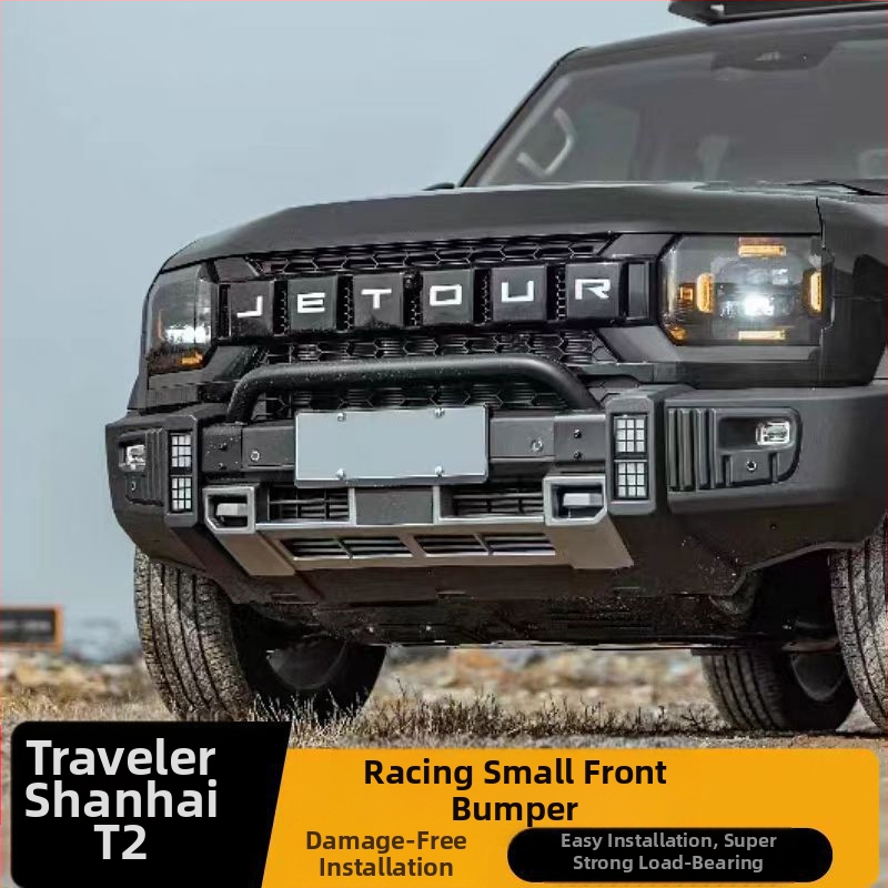 Jet Traveler/Shanhai T2 modificēta jumta platforma, bagāžas plaukts, kāpšanas kāpnes, skolas soma, sānu telts modifikācijas komplekts