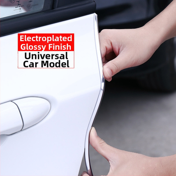 Automašīnas durvju pretsadursmes sloksnes uzlīme Automašīnas aizsardzības sloksne pretsadursmes pret skrāpējumiem Neredzama Universāla modificēta galvanizēta durvju malas stiprinājums Centralizēta vadība