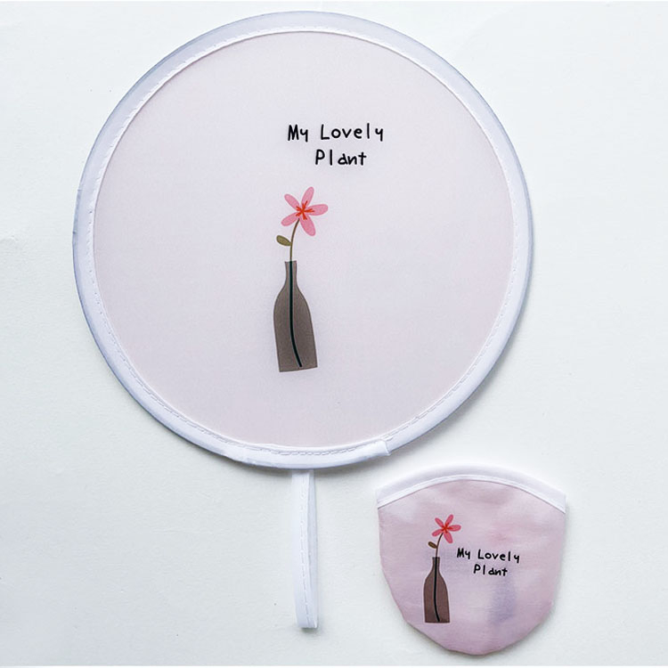 Mini kokkupandav ümmargune ventilaator, antiikstiil, loominguline ja kaasaskantav reisireklaamide ümmargune ventilaator suveks