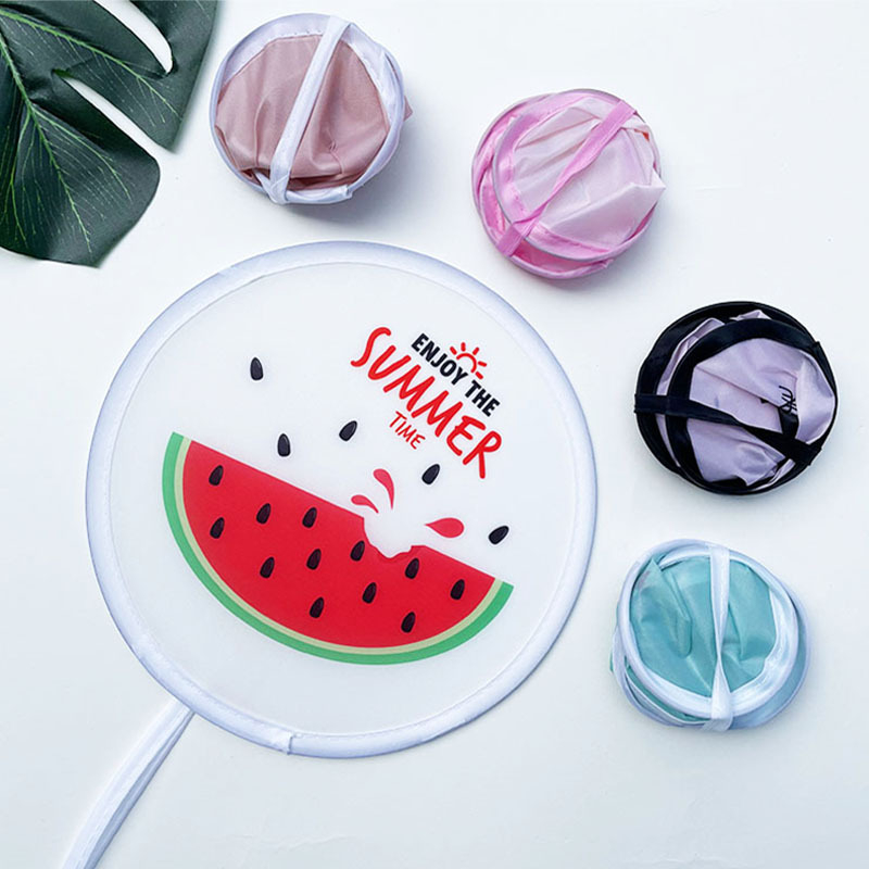 Mini kokkupandav ümmargune ventilaator, antiikstiil, loominguline ja kaasaskantav reisireklaamide ümmargune ventilaator suveks