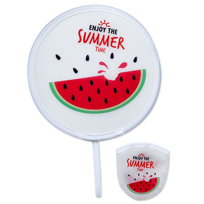 Mini kokkupandav ümmargune ventilaator, antiikstiil, loominguline ja kaasaskantav reisireklaamide ümmargune ventilaator suveks