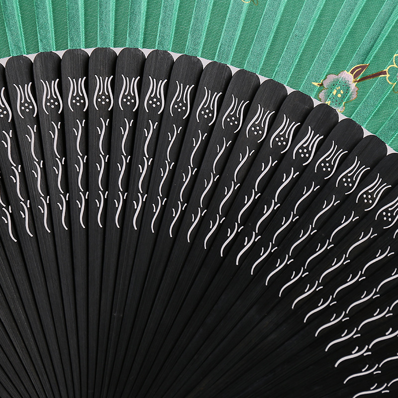 Живописен вентилатор, мрежест червен вентилатор с кухи редове, античен вентилатор, китайски танцов вентилатор, сгъваем вентилатор за жени, платнени ветрила от Република Китай