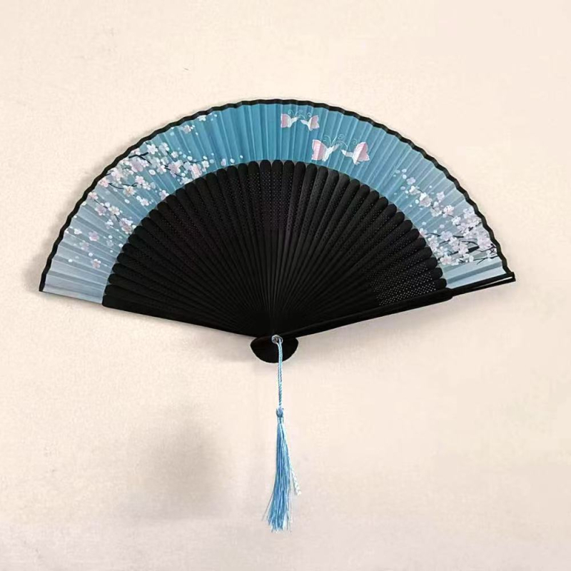 Maaliline lehvik, punane võrk, õõnesrealine lehvik, antiikne lehvik, Hiina tantsulehvik, kokkupandav lehvik, naiste riidest lehvik, Hiina Vabariigi lehvik