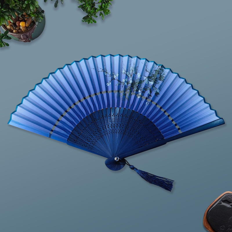 Maaliline lehvik, punane võrk, õõnesrealine lehvik, antiikne lehvik, Hiina tantsulehvik, kokkupandav lehvik, naiste riidest lehvik, Hiina Vabariigi lehvik