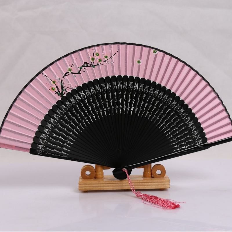 Maaliline lehvik, punane võrk, õõnesrealine lehvik, antiikne lehvik, Hiina tantsulehvik, kokkupandav lehvik, naiste riidest lehvik, Hiina Vabariigi lehvik