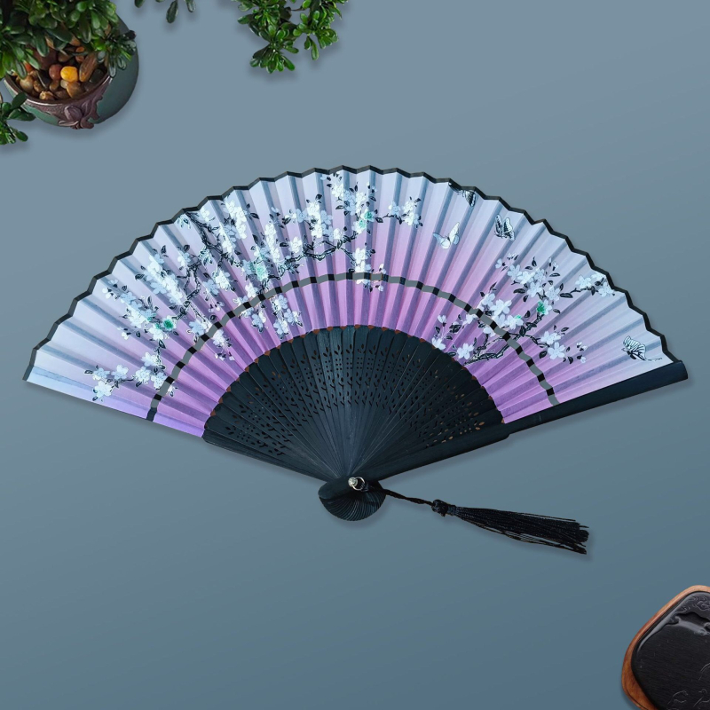 Maaliline lehvik, punane võrk, õõnesrealine lehvik, antiikne lehvik, Hiina tantsulehvik, kokkupandav lehvik, naiste riidest lehvik, Hiina Vabariigi lehvik