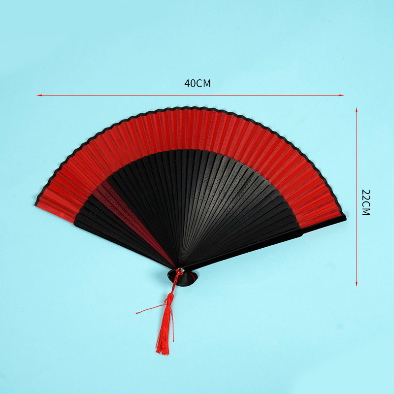 Maaliline lehvik, punane võrk, õõnesrealine lehvik, antiikne lehvik, Hiina tantsulehvik, kokkupandav lehvik, naiste riidest lehvik, Hiina Vabariigi lehvik