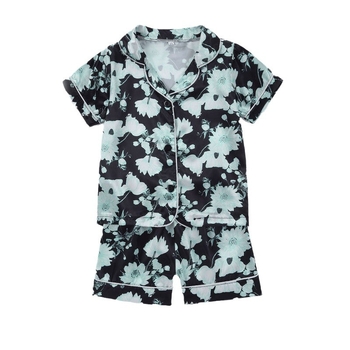 Suvised uued laste armsad trükitud pidžaamad poistele ja tüdrukutele, universaalsed vabaaja stiilis koduriided, lühikeste varrukatega lühikeste pükste komplekt