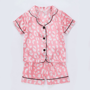 Suvised uued laste armsad trükitud pidžaamad poistele ja tüdrukutele, universaalsed vabaaja stiilis koduriided, lühikeste varrukatega lühikeste pükste komplekt