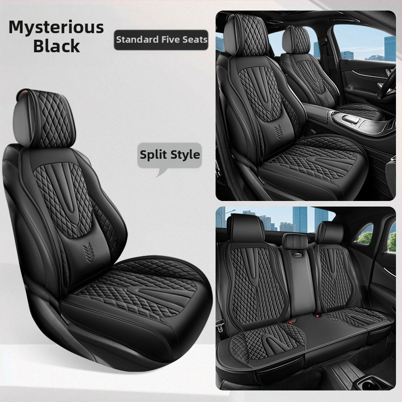 Fikseeritud nimmetugi, täielikult suletud autoistmepadi, viiekohaline universaalne nelja aastaaja istmekate, hingav ja kulumiskindel autoistmepadi