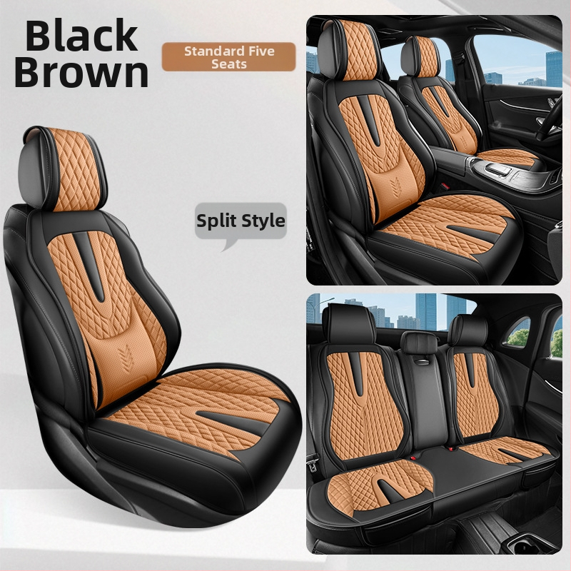 Fikseeritud nimmetugi, täielikult suletud autoistmepadi, viiekohaline universaalne nelja aastaaja istmekate, hingav ja kulumiskindel autoistmepadi